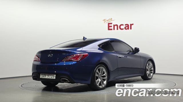 HYUNDAI GENESIS COUPE 2016 — 92 485 км, синий, Корея — под ключ — фото 2