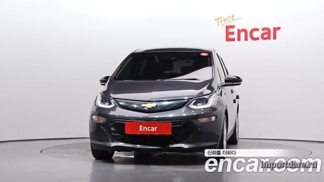 CHEVROLET BOLT 2019 — 221 007 км, серый, Корея — под ключ — фото 3