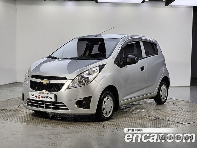 CHEVROLET SPARK 2012 — 52 000 км, серебристый, Корея — под ключ — фото 1