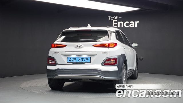 HYUNDAI KONA ELECTRIC 2019 — 176 949 км, белый, Корея — под ключ — фото 4