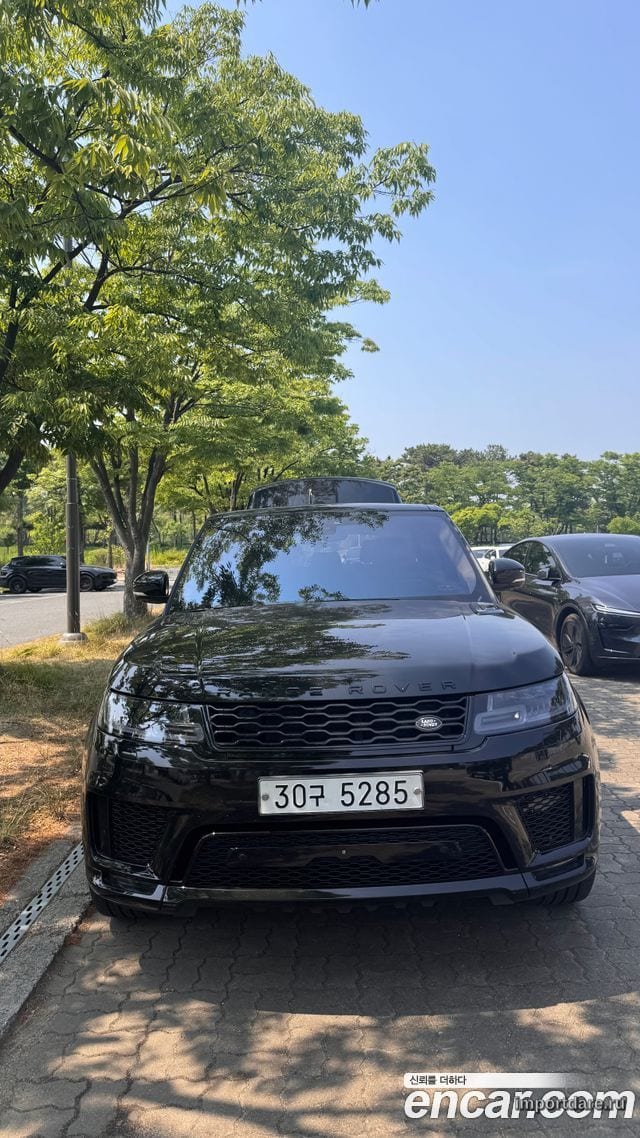 LAND ROVER RANGE ROVER SPORT 2017 — 113 000 км, чёрный, Корея — под ключ — фото 4