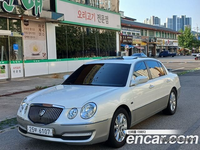 KIA OPIRUS PREMIUM 2010 — 161 500 км, белый-перламутр, Корея — под ключ — фото 1