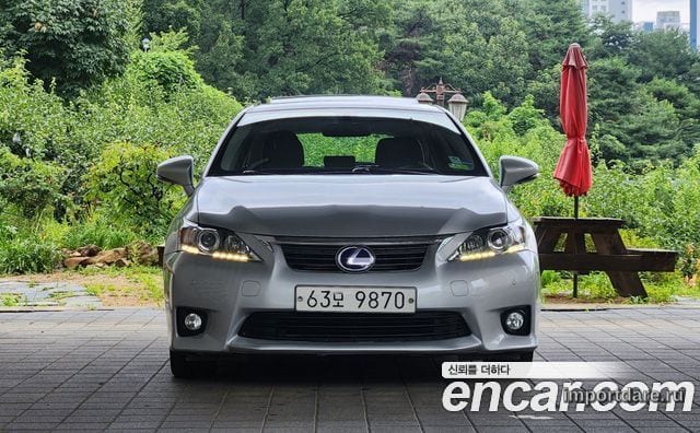 LEXUS CT200H 2011 — 82 600 км, серебристый, Корея — под ключ — фото 3