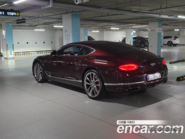 BENTLEY CONTINENTAL 2019 — 73 000 км, бордовый, Корея — под ключ — фото 11
