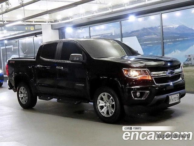 CHEVROLET COLORADO 2020 — 56 830 км, чёрный, Корея — под ключ — фото 1