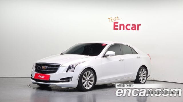 CADILLAC ATS 2017 — 152 555 км, белый, Корея — под ключ — фото 1