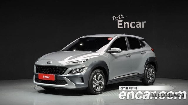 HYUNDAI KONA HYBRID 2023 — 33 111 км, серебристо-серый, Корея — под ключ — фото 1