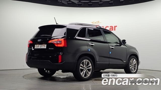 KIA SORENTO R 2014 — 132 375 км, чёрный, Корея — под ключ — фото 2