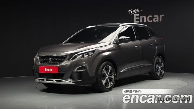 PEUGEOT 3008 2018 — 147 406 км, светло-золотистый, Корея — под ключ — фото 1