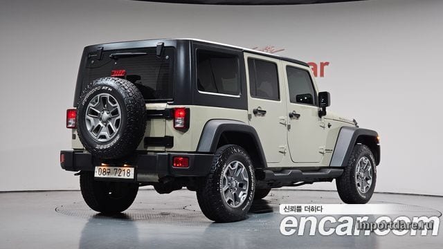 JEEP WRANGLER 2017 — 154 467 км, белый-перламутр, Корея — под ключ — фото 1