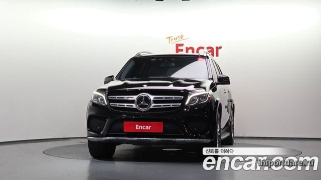 MERCEDES-BENZ GLS-CLASS X166 2017 — 233 350 км, чёрный, Корея — под ключ — фото 3