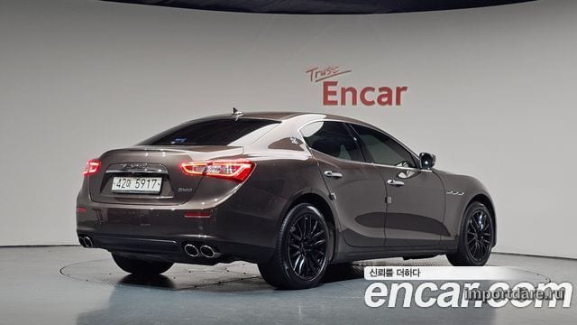 MASERATI GHIBLI 2017 — 107 568 км, коричневый, Корея — под ключ — фото 2