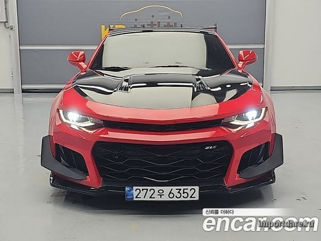CHEVROLET CAMARO 2017 — 128 655 км, красный, Корея — под ключ — фото 3