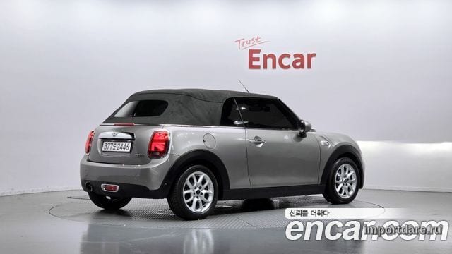 MINI COOPER CONVERTIBLE 2019 — 153 669 км, серебристо-серый, Корея — под ключ — фото 2