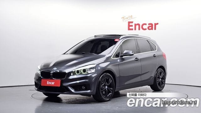 BMW 2 SERIES ACTIVE TOURER 2018 — 88 036 км, серый, Корея — под ключ — фото 1