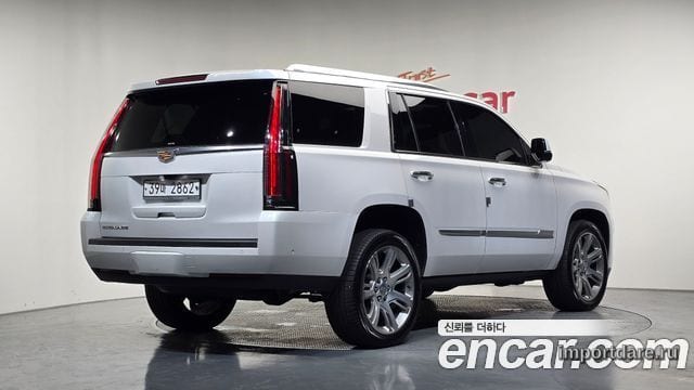 CADILLAC ESCALADE 2018 — 81 510 км, белый, Корея — под ключ — фото 2