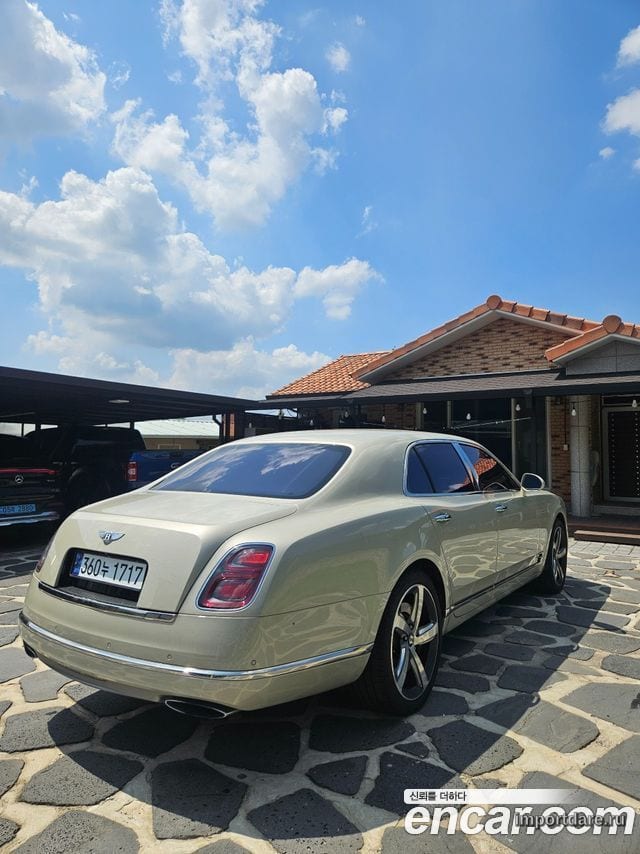 BENTLEY MULSANNE 2018 — 57 560 км, белый-перламутр, Корея — под ключ — фото 6