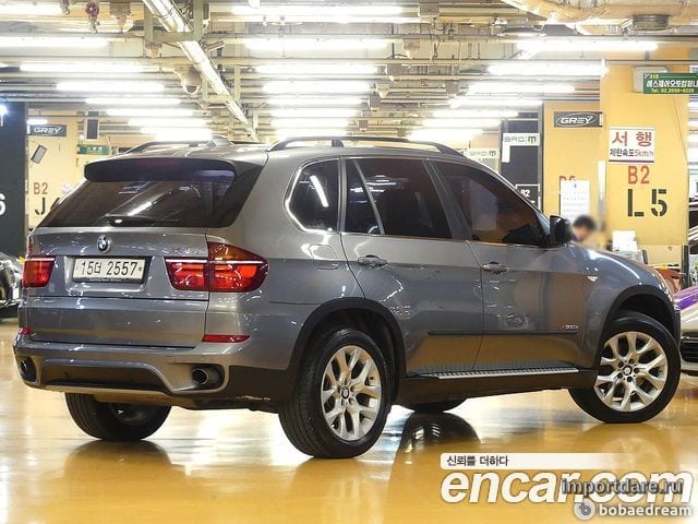 BMW X5 2012 — 207 000 км, серый, Корея — под ключ — фото 4