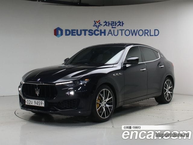 MASERATI LEVANTE 2017 — 107 467 км, чёрный, Корея — под ключ — фото 2