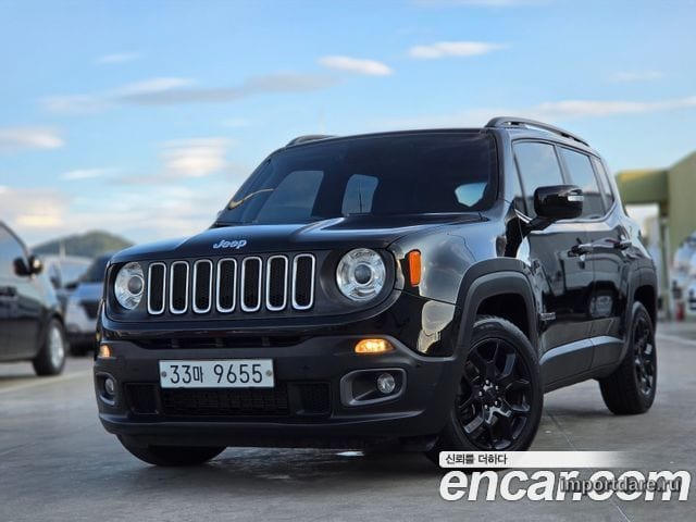 JEEP RENEGADE 2018 — 75 090 км, чёрный, Корея — под ключ — фото 1
