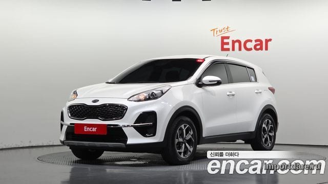 KIA SPORTAGE THE BOLD 2019 — 105 350 км, белый, Корея — под ключ — фото 1