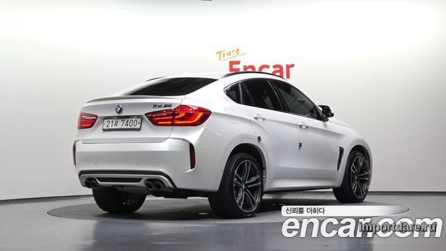 BMW X6M 2017 — 115 695 км, белый, Корея — под ключ — фото 2
