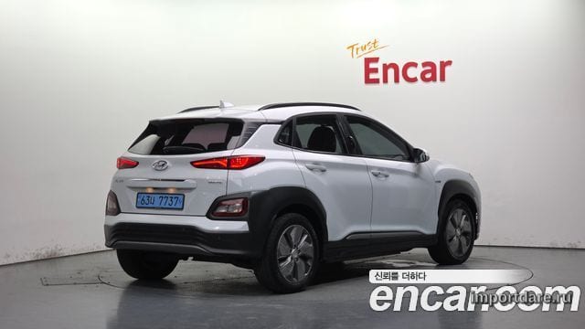 HYUNDAI KONA ELECTRIC 2019 — 440 576 км, белый, Корея — под ключ — фото 2
