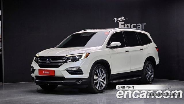 HONDA PILOT 2016 — 132 466 км, белый, Корея — под ключ — фото 1