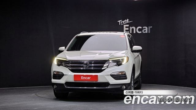 HONDA PILOT 2016 — 132 466 км, белый, Корея — под ключ — фото 3