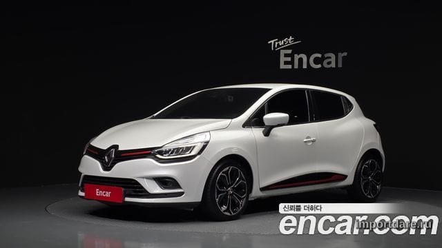 RENAULT KOREA CLIO 2018 — 129 178 км, белый, Корея — под ключ — фото 1