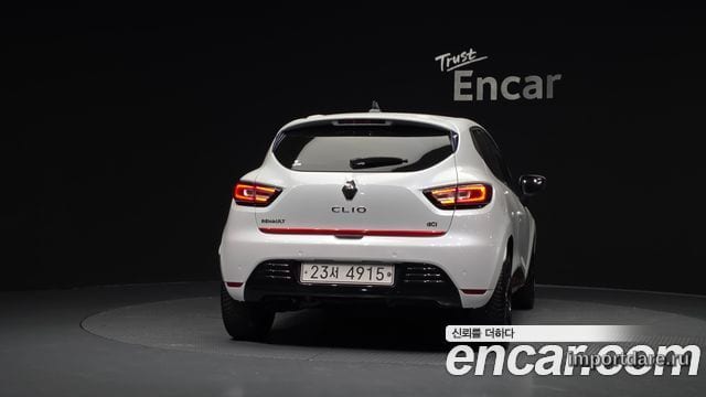 RENAULT KOREA CLIO 2018 — 129 178 км, белый, Корея — под ключ — фото 4