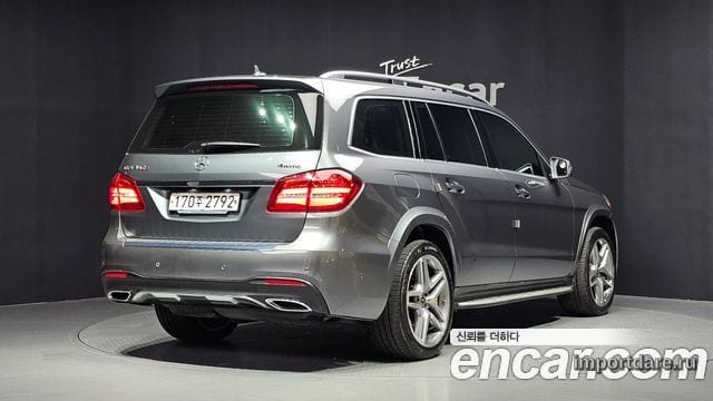 MERCEDES-BENZ GLS-CLASS X166 2018 — 87 374 км, серый, Корея — под ключ — фото 2