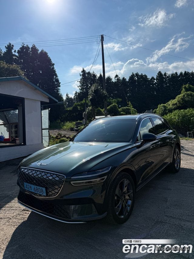 GENESIS ELECTRIFIED GV70 2022 — 40 200 км, тёмно-зелёный, Корея — под ключ — фото 5