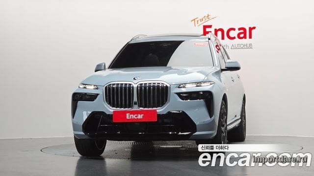 BMW X7 2026 — 9 778 км, светло-серебристый, Корея — под ключ — фото 3