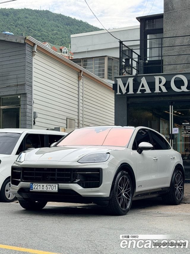 PORSCHE CAYENNE 2025 — 5 300 км, серебристо-серый, Корея — под ключ — фото 2