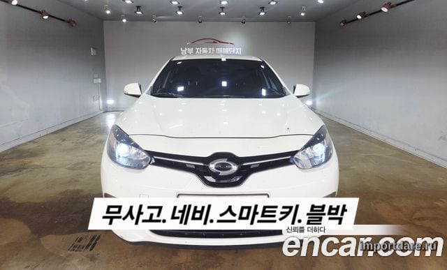 RENAULT KOREA SM3 NEO 2016 — 123 000 км, белый, Корея — под ключ — фото 1