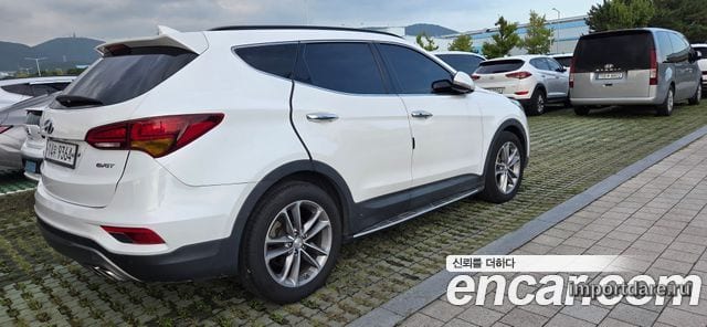 HYUNDAI SANTA FE 2017 — 126 000 км, белый, Корея — под ключ — фото 2
