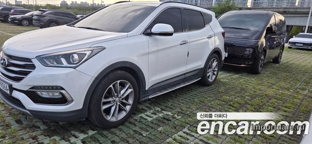 HYUNDAI SANTA FE 2017 — 126 000 км, белый, Корея — под ключ — фото 3