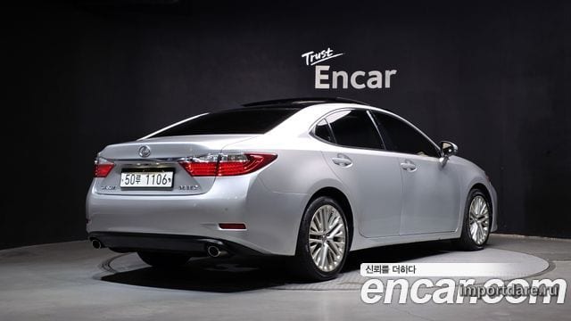 LEXUS ES350 2013 — 80 279 км, серебристый, Корея — под ключ — фото 2