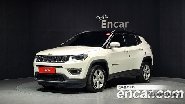 JEEP COMPASS 2019 — 90 410 км, белый, Корея — под ключ — фото 1