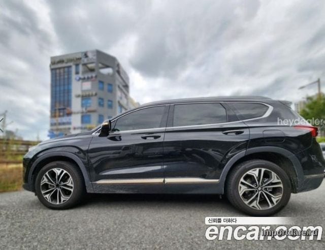 HYUNDAI SANTA FE 2019 — 156 167 км, чёрный, Корея — под ключ — фото 2