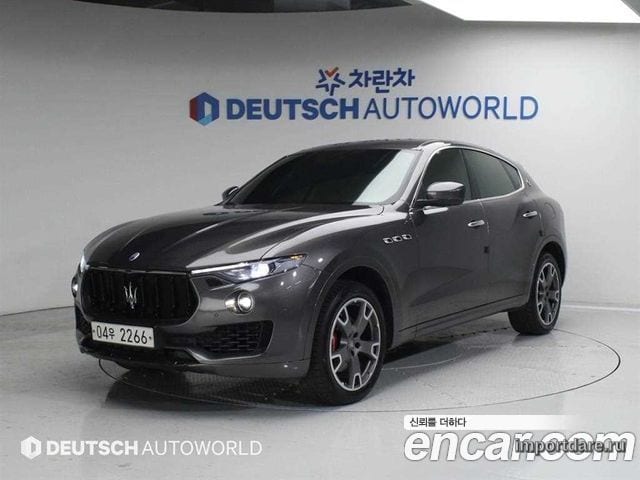 MASERATI LEVANTE 2017 — 149 369 км, серый, Корея — под ключ — фото 1