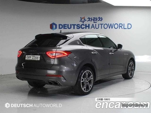 MASERATI LEVANTE 2017 — 149 369 км, серый, Корея — под ключ — фото 2