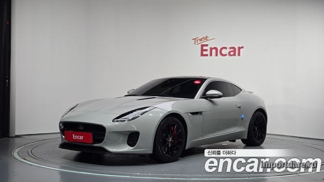 JAGUAR F-TYPE 2019 — 123 331 км, серебристо-серый, Корея — под ключ — фото 1