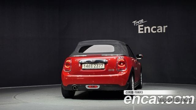 MINI COOPER CONVERTIBLE 2018 — 125 820 км, красный, Корея — под ключ — фото 4
