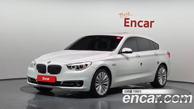 BMW 5 SERIES GT 2016 — 155 559 км, белый, Корея — под ключ — фото 1