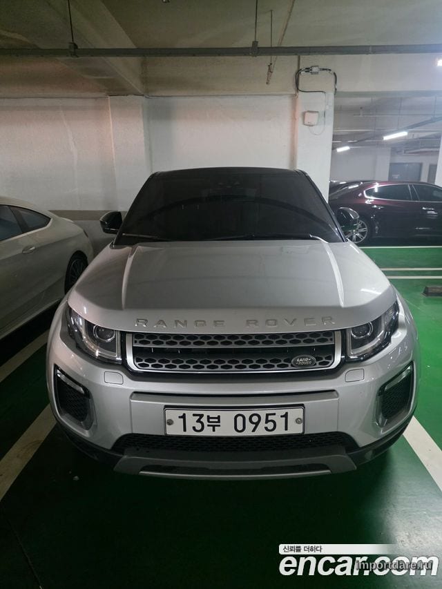 LAND ROVER RANGE ROVER EVOQUE 2016 — 89 000 км, серебристо-серый, Корея — под ключ — фото 3