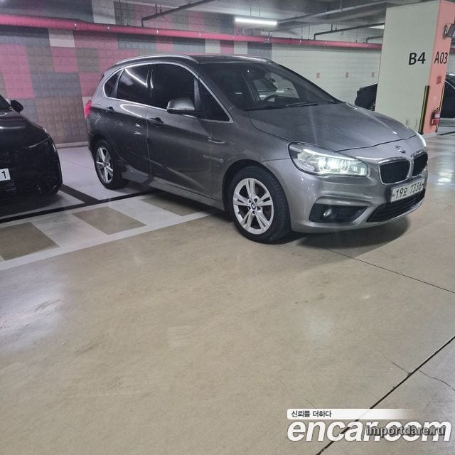 BMW 2 SERIES ACTIVE TOURER 2015 — 134 102 км, серый, Корея — под ключ — фото 1
