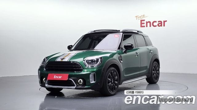 MINI COOPER COUNTRYMAN 2024 — 45 808 км, тёмно-зелёный, Корея — под ключ — фото 1
