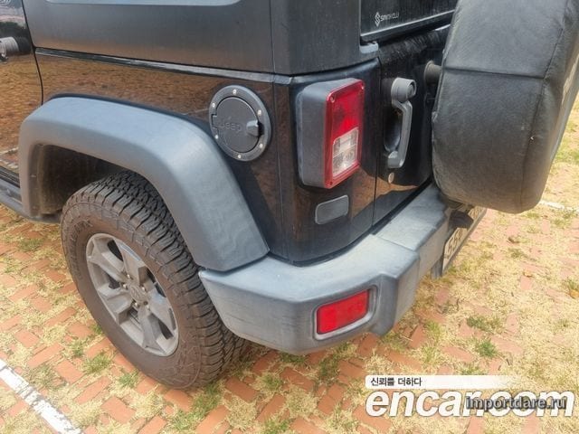 JEEP WRANGLER 2017 — 150 000 км, чёрный, Корея — под ключ — фото 2